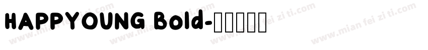 HAPPYOUNG Bold字体转换